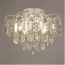 Люстра 1901/4+4WG 4*3W LED хрусталь