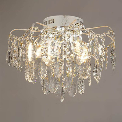 Люстра 1901/4+4WG 4*3W LED хрусталь заказать в Луганске в интернет магазине Перестройка недорого
