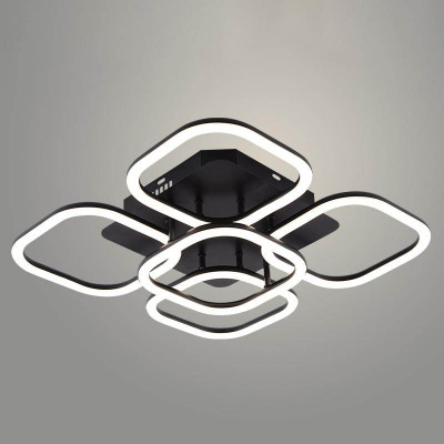 Люстра LED 06064/4+1 PR BK 130W заказать в Луганске в интернет магазине Перестройка недорого