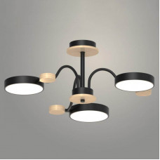 Люстра LED 3216/3 BK+WOOD