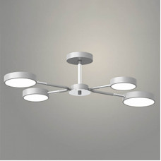 Люстра LED 3224/4 GREY+CR 60W