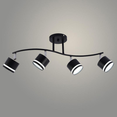 Люстра 4503/4 BK+CR GX53 заказать в Луганске в интернет магазине Перестройка недорого