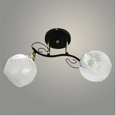 Люстра 11295-9/2 черный/золото (Плафон 2999)