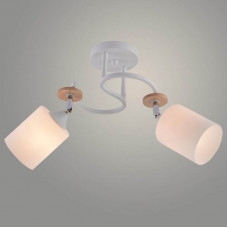 Люстра 1634/2 WH+CR+WOOD