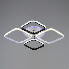 Люстра 1048/4 WT+BK 2*54W+12W LED