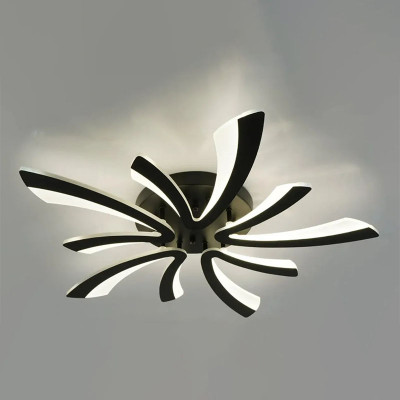 Люстра управляемая светодиодная 100W ALESSIA 5V-IRC-600*600*70 black/white заказать в Луганске в интернет магазине Перестройка недорого