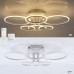 Люстра управляемая светодиодная 80W EUROPA 6R-IRC-675*480*175 white/white заказать в Луганске в интернет магазине Перестройка недорого