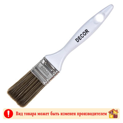 Кисть плоская для лака PROFI темная щетина 35 Х 15 мм. заказать в Луганске в интернет магазине Перестройка недорого