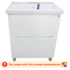 Тумба 70 Монако белая с умывальником Фостер