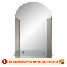 Зеркало полуовальное с полкой