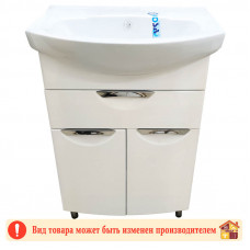 Тумба с умывальником белая 60 Ника Элеганс (т4)