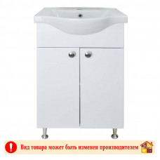 Тумба с умывальником 55 Моника белая Элеганс