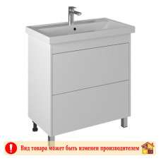 Тумба 80 Риччи белая с умывальником Фостер