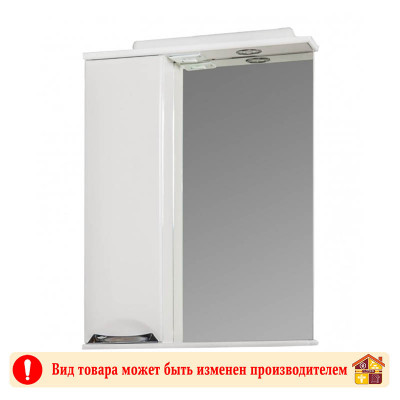 Шкаф навесной зеркальный Ника ДСП и МДФ 11-65 левый заказать в Луганске в интернет магазине Перестройка недорого