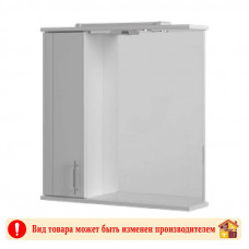 Шкаф навесной зеркальный СТИЛЬ 1-55 левый ДСП и МДФ