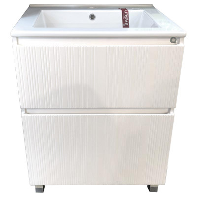 Тумба 65 Маттео белая с умывальником Оскар заказать в Луганске в интернет магазине Перестройка недорого