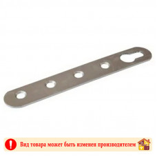 Планка навесная оцинкованная удлиненная 4 шурупа 105 мм