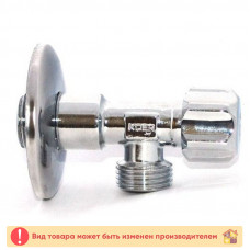 Металлопластик Вентиль хром для стиральной машинки 1/2"н Х 1/2н" KOER 510