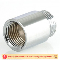 Металлопластиковый удлинитель хром 1/2"ВН 20 мм.