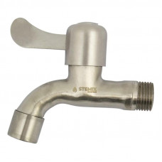 Металлопластиковый кран водоразборный нержавевка 1/2" SUS 8001 STEMIX