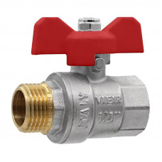 Металлопластиковый кран шаровый латунь VR203-01 1/2" ГШ Б VIEIR