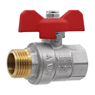 Металлопластиковый кран шаровый латунь VR203-01 1/2" ГШ Б VIEIR заказать в Луганске в интернет магазине Перестройка недорого