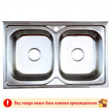Мойка кухонная Katerm SS 8060 сатин двойная