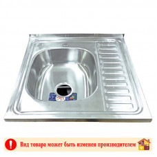 Мойка кухонная Katerm SS 6060 сатин левая накладная