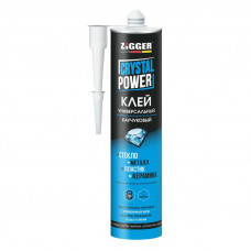 Клей каучуковый универсальный прозрачный ZIGGER CRYSTAL POWER 320 г