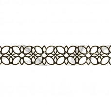 Плитка Фриз Фиеста белый 01 (Unitile) 75 Х 400 мм.