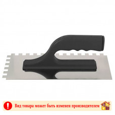 Гладилка нержавейка зуб. 10 Х 10 мм 270 Х 130 мм. VINATA