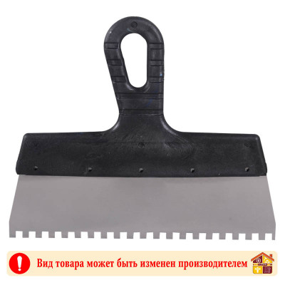 Шпатель зубчатый 250 мм. 6 Х 6 мм. заказать в Луганске в интернет магазине Перестройка недорого