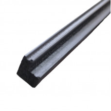 Профиль торцевой для 3Д  PROF панелей XS M XXL 600 черный 2,95 м.