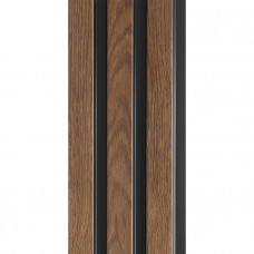 Панель проф 3Д-M 218 Орех темный 122 Х 12 мм. 2,95 м.