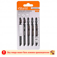Пилка для лобзика мягкое дерево Т111С Sturm 4-50 мм. 1 шт