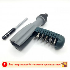 Отвертка трещоточная 10 насадок AKKOSTAR