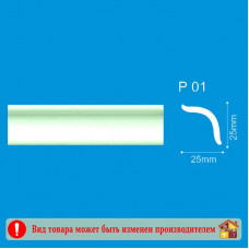 Плинтус потолочный Р 01 Шелк Зеленый 1м.