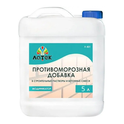 Противоморозная добавка ЛАТЕК Л401 5 л. заказать в Луганске в интернет магазине Перестройка недорого