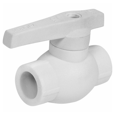 Полипропилен кран шаровый Белый 20 мм Valfex заказать в Луганске в интернет магазине Перестройка недорого