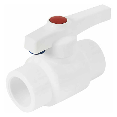 Полипропилен кран шаровый Белый 25 мм Valfex заказать в Луганске в интернет магазине Перестройка недорого
