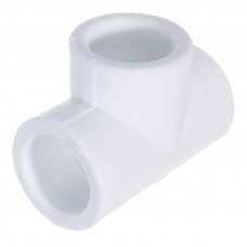 Полипропилен тройник Белый 25 мм Valfex