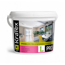 Краска латексная KRATEX для стен и потолков 6 кг. (PRO)