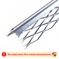 Уголок штукатурный с металлической сеткой 35 Х 3 м.