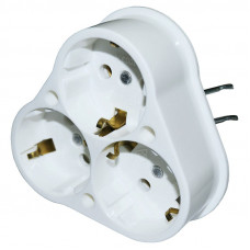 Розетка Ne-Ad 3 гнезда с/з для скрытой установки 16А 250В IP20