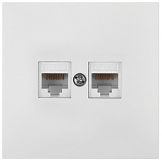 Розетка 2-я компьютерная 216-6612 CARRE