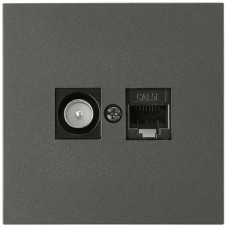 Розетка компьютерная+TV 6651 MOKKO