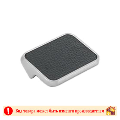 Ручка мебельная CP+BL хром+черная кожа Elegant Adelia 32 мм заказать в Луганске в интернет магазине Перестройка недорого
