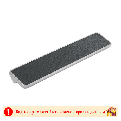Ручка мебельная CP+BL хром+черная кожа Elegant Adelia 160 мм заказать в Луганске в интернет магазине Перестройка недорого