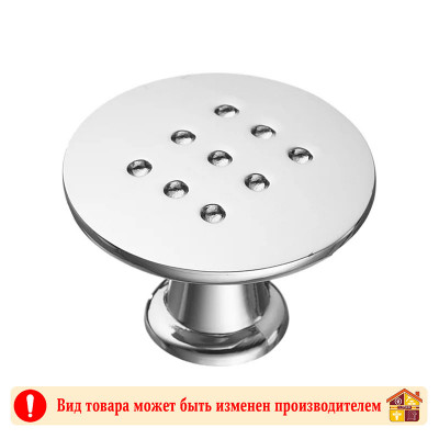 Ручка-кнопка К-1060 хром 9274 заказать в Луганске в интернет магазине Перестройка недорого