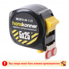 Рулетка Hanskonner суперкомпакт 5 Х 25 м.